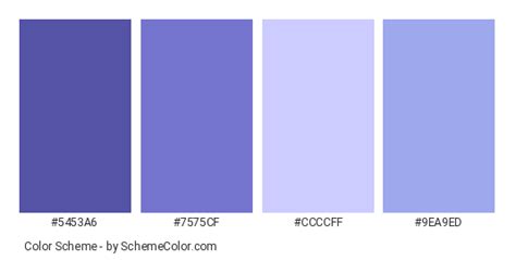 Periwinkle Blue Color Scheme » Blue » SchemeColor.com