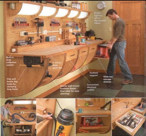 Craft A Diy Workbench For Your Home Garage - Garage Ideas