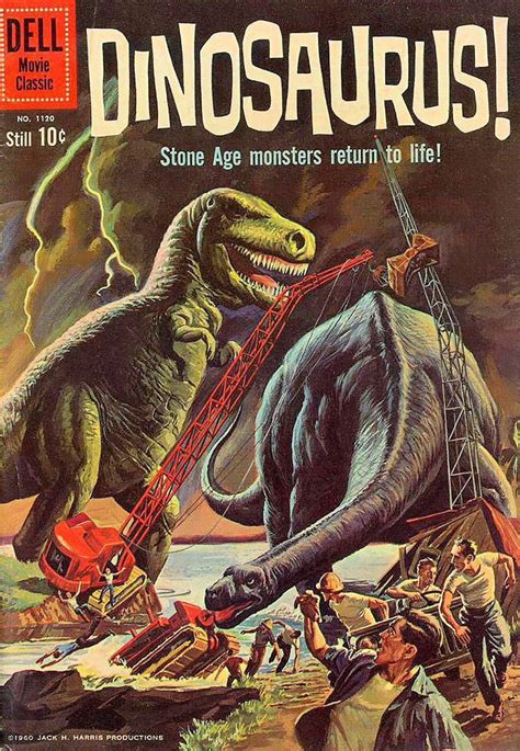 Dell Comics Movie Classic, Dinosaurus!, 1960 | Vintage comic books, Vintage comics, Classic comics