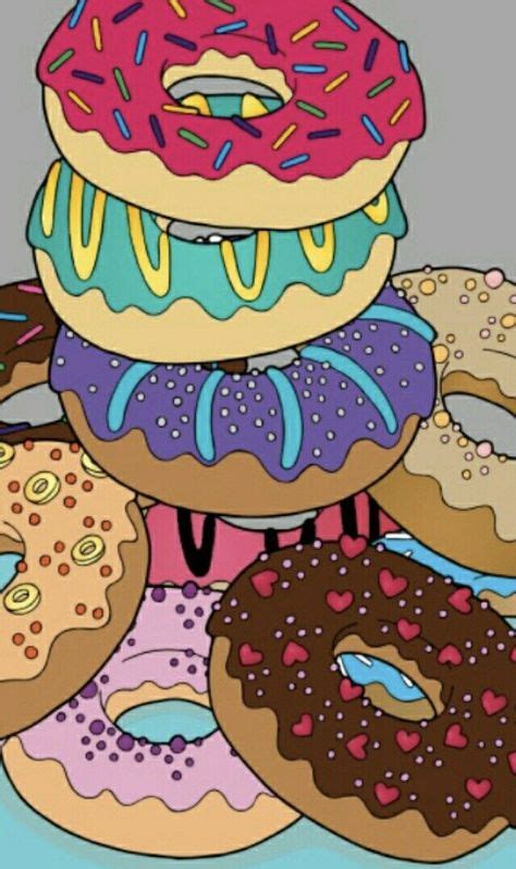 Donuts | Pop art food, Pop art wallpaper, Trippy wallpaper