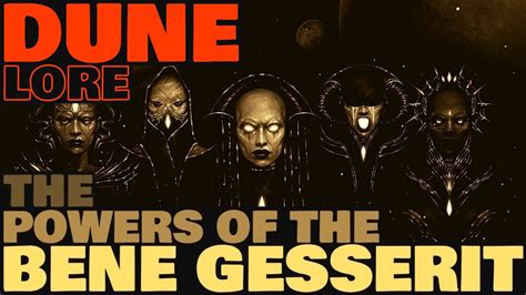 The Powers of the Bene Gesserit | Dune Lore - YouTube