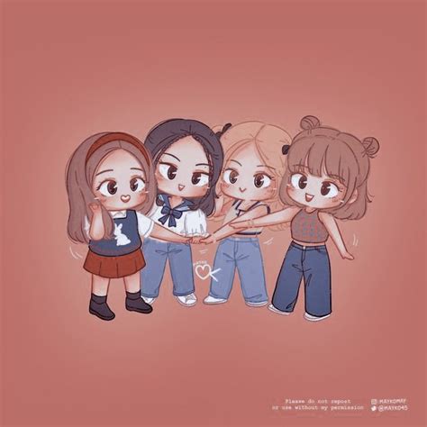 Top 10 Hình Blackpink Cute Chibi Đáng yêu và làm say lòng fan