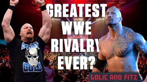 Is the Rock vs Stone Cold the best WWE rivalry ever? | Golic and Fitz - YouTube