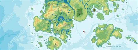 Broken Isles, Kul Tiras and Zandalar Detailed Topographic Maps by ...