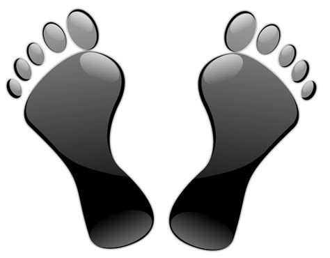 Toes Clipart Black And White