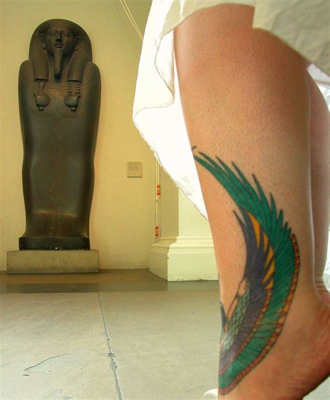 London July 2006 042 | Jens tattoo of Maat in the British Mu… | Jon Haynes Photography | Flickr