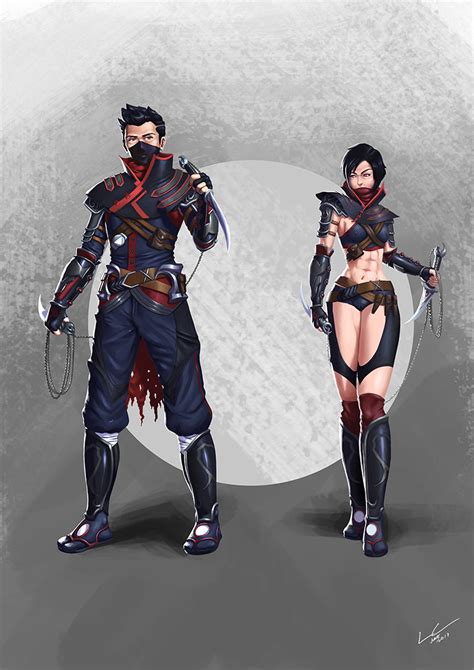 Ninja Character Designs & Concept Artwork