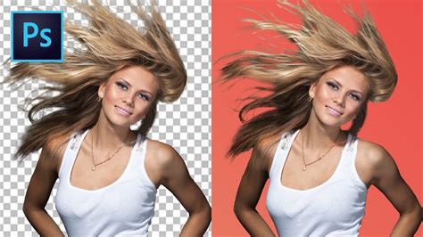 (5 TIPS & TRICKS) How to Cut Out Hair in Photoshop! - Photoshop Trend