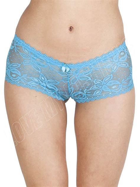 New Womens Ladies Floral French Lace Boxers Boxer Shorts Underwear Lingerie Size | eBay