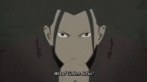 Hashirama Senju Wood Style Wood Golem Jutsu Mokuton Mokujin no Jutsu ...