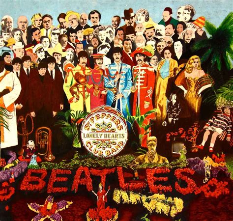 Beatles Sargent Pepper Album cover. | Rock album covers, Sgt pepper album cover, Cool album covers