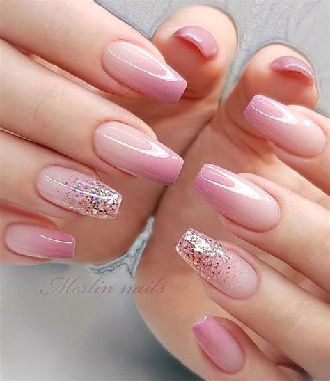 48 Most Beautiful Nail Designs to Inspire You – Ombre Dusty Pink in ...