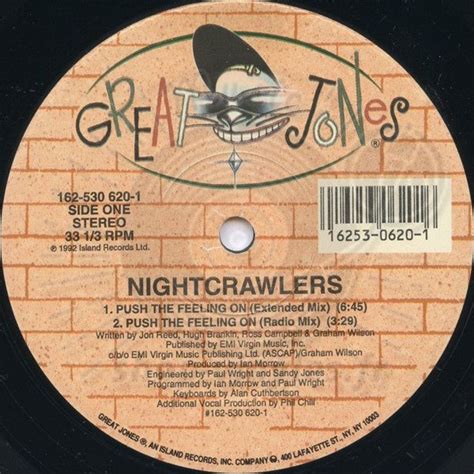 Nightcrawlers - Push The Feeling On EP 1625306201 | Great Jones - shop-vinyles.fr