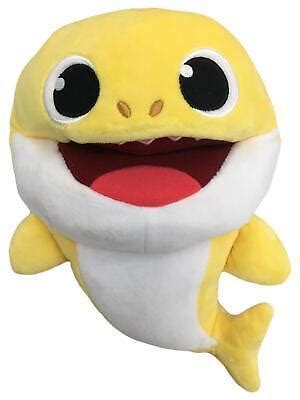 Pinkfong Baby Shark Mini Puppet 8" Yellow Baby Shark Plush Stuffed ...