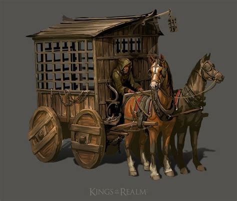 Art: Jail Wagon (with openable door) på West | Trello | Medieval rpg, D&d rpg, Armas rpg