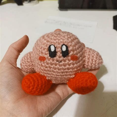 Little Kirby plushie i made :D : r/Kirby