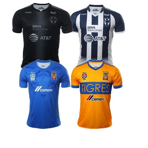 Mexico Tigres UANL 2017 2018 Tigers Monterrey Rugby Jerseys Shirt Jersey GUERRON 9 GIGNAC 17 18 ...