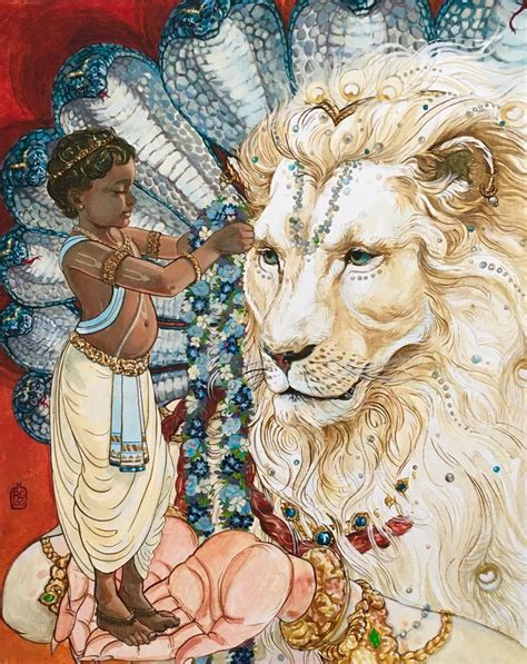 Prahlad Narasimha | website | Hindu art, Lion art, Art