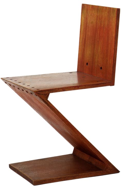 Cadeira Zig-Zag, 1932, by Gerrit Thomas Rietveld Bauhaus, Zig Zag, Step Stool, Chair Design ...