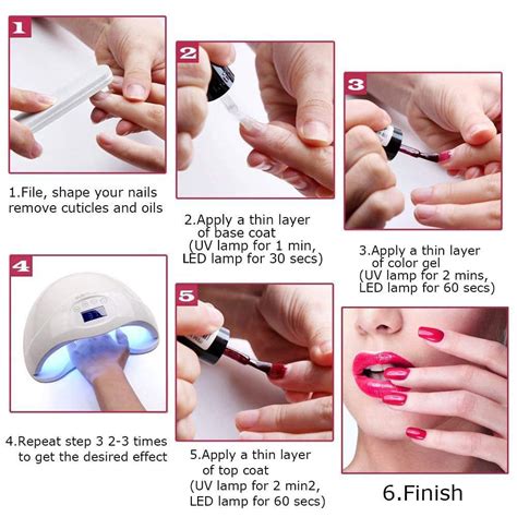 How To Apply Gel Nail Polish Step By Step