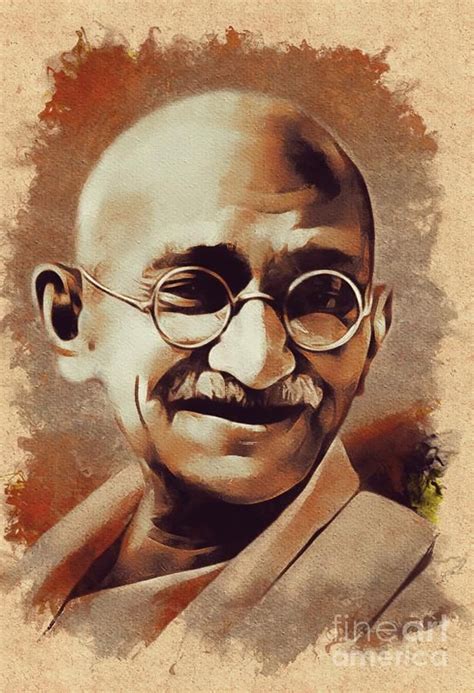 Mahatma Painting - Mahatma Gandhi, Activist by Esoterica Art Agency ...