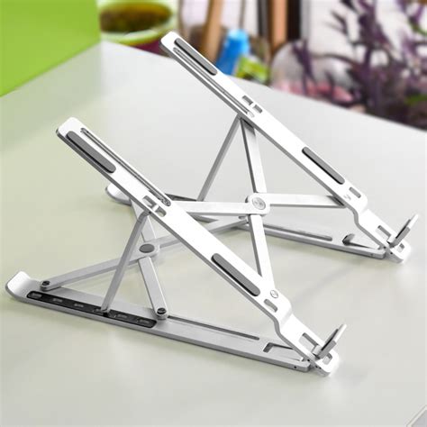 Foldable Aluminum Ergonomic Laptop Stand, Portable Computer Stand