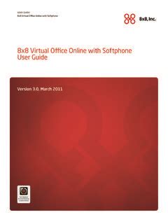 8x8 Virtual Office Online with Softphone User … / 8x8-virtual-office ...