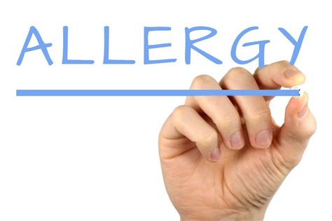 Allergy - Handwriting image