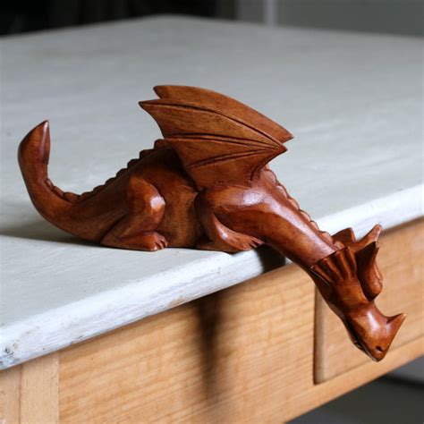 Large Wooden Dragon.dragon.carved Dragon. - Etsy