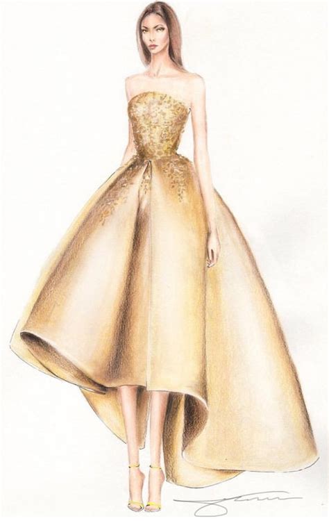 Fashion Model Dress Drawing - trendingvidsindia