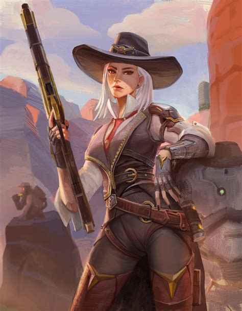 Ashe Overwatch Fan Art Wallpapers - Top Free Ashe Overwatch Fan Art Backgrounds - WallpaperAccess