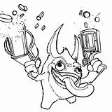 Skylanders Coloring Pages Stealth Elf  Free Printable sketch template