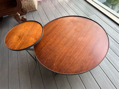 Set of 2 coffee tables, Furniture & Home Living, Furniture, Tables ...