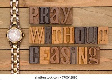 Pray Without Ceasing Photos, Images & Pictures | Shutterstock