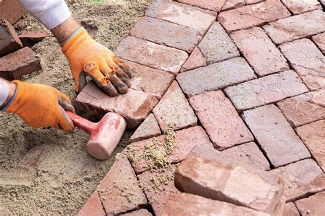 Uneven Brick Pathway