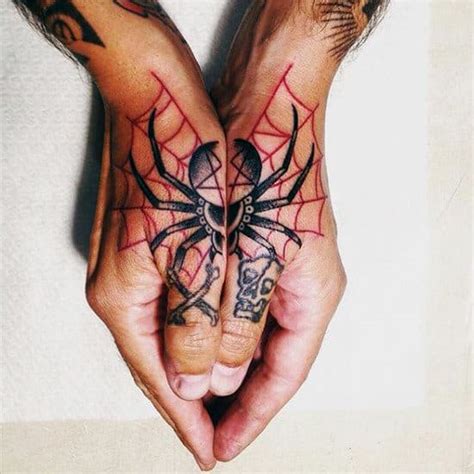 100 Spider Tattoos For Men - A Web Of Manly Designs