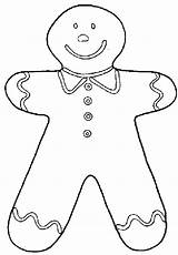 Gingerbread Baby Coloring Page sketch template