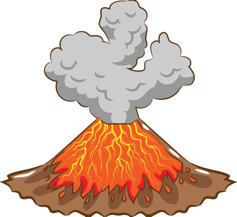 Volcano Clipart Image