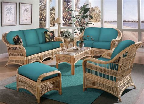 Indoor Wicker Sofa Set | Baci Living Room