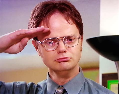 I love Dwight's farewell salute to Pam for holding the title of Secret Assistant to the Regional ...