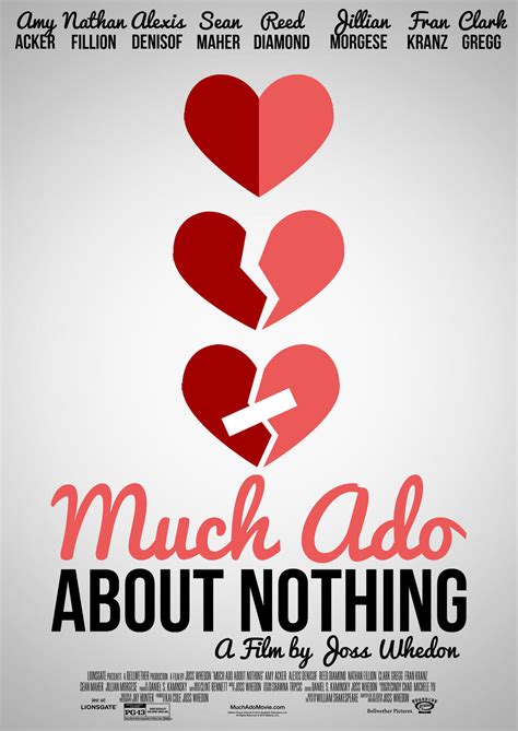 Much Ado About Nothing Poster v2 by bluemoonpriestess on DeviantArt