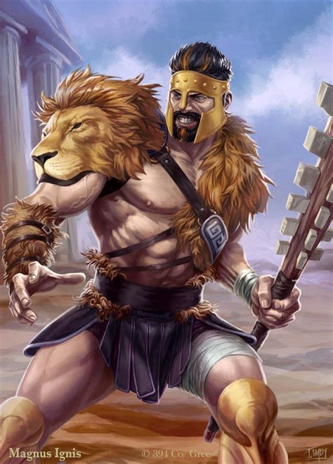 Magnus Ignis - Hercules evolved by PeterLumby on deviantART | Fantasy ...