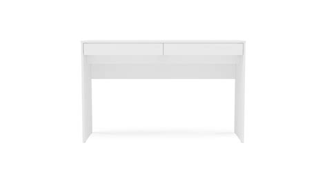 Polifurniture Lindoia 2 Drawer Desk, White - Walmart.com - Walmart.com