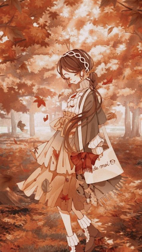 Cute Anime Girl Autumn Wallpapers - Wallpaper Cave