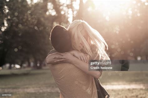 Happiness Is A Hug High-Res Stock Photo - Getty Images