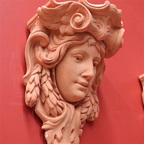 x SOLD Pair of Art Nouveau French Wall Consoles or Cornice Pieces, Fem – Because Antiques ...