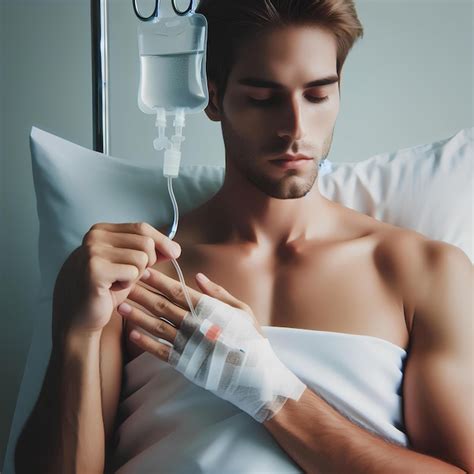 Premium Photo | Human Hand Holding Saline Bag Over White Background