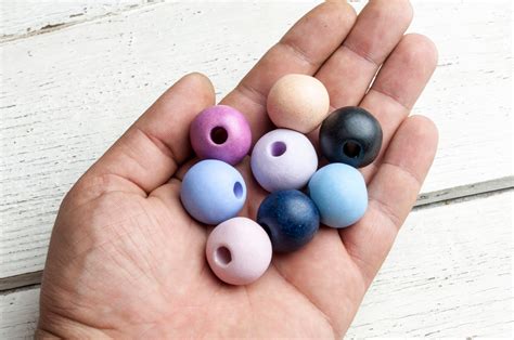 Extra Large Handmade Matte Ceramic Beads 23mm Large Hole 6mm - Etsy