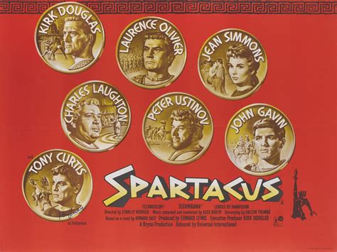 SPARTACUS (1960) POSTER, BRITISH, SIGNED BY TONY CURTIS | Original Film ...