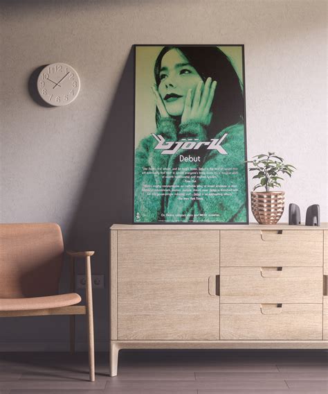 Bjork Debut Album Cover Poster, Vintage Bjork Poster, Bjork Album Print, Bjork Album Cover ...